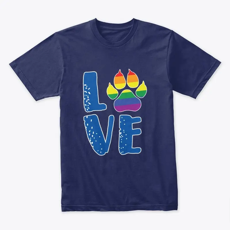 LOVE - PAW - PRIDE Flag