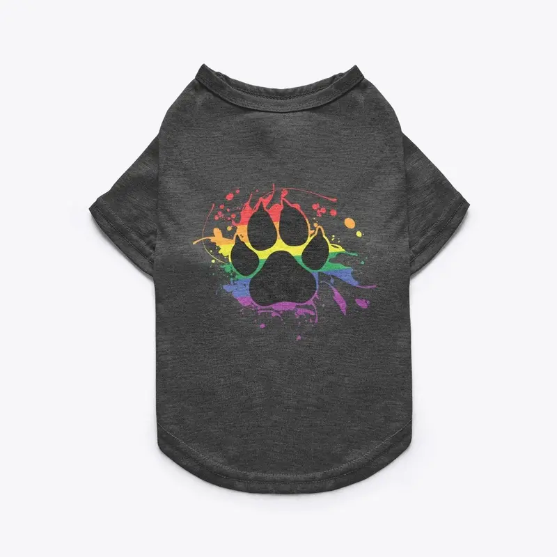 PAW - PRIDE Flag - Splatter