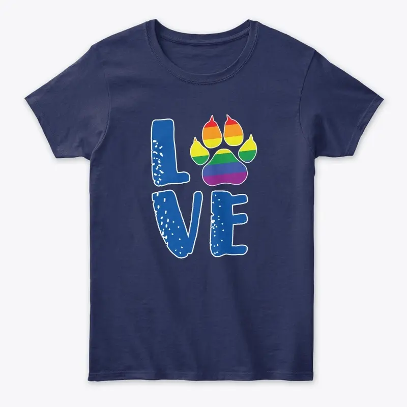 LOVE - PAW - PRIDE Flag