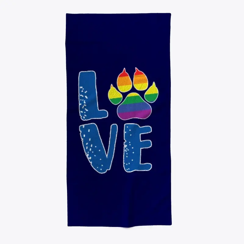 LOVE - PAW - PRIDE Flag